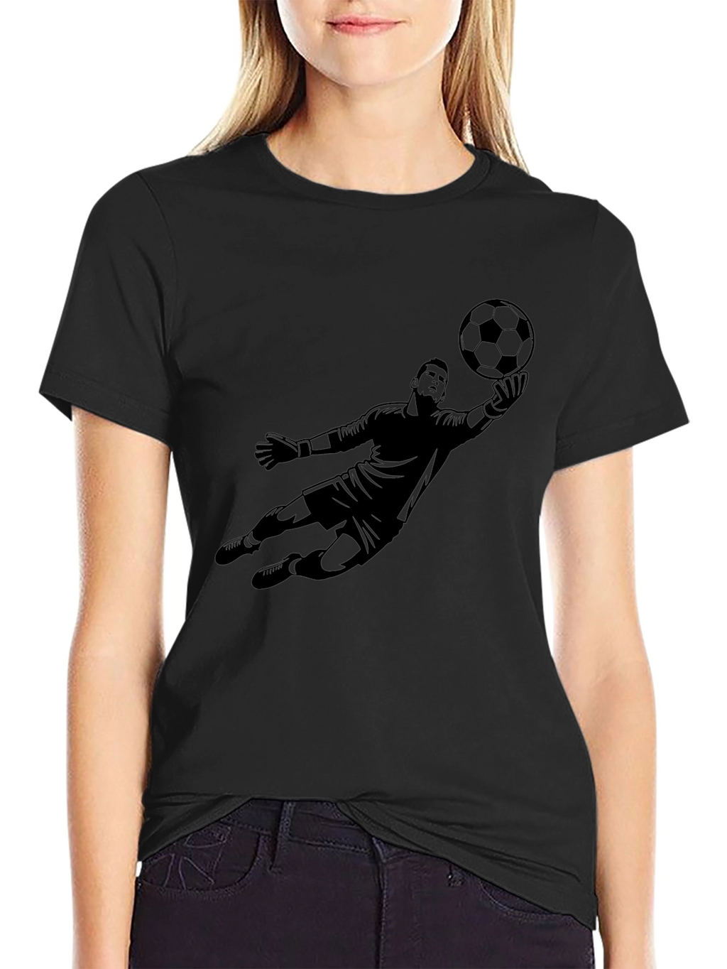 Goalkeeper Graphic Tee - Stylish Soccer Shirt