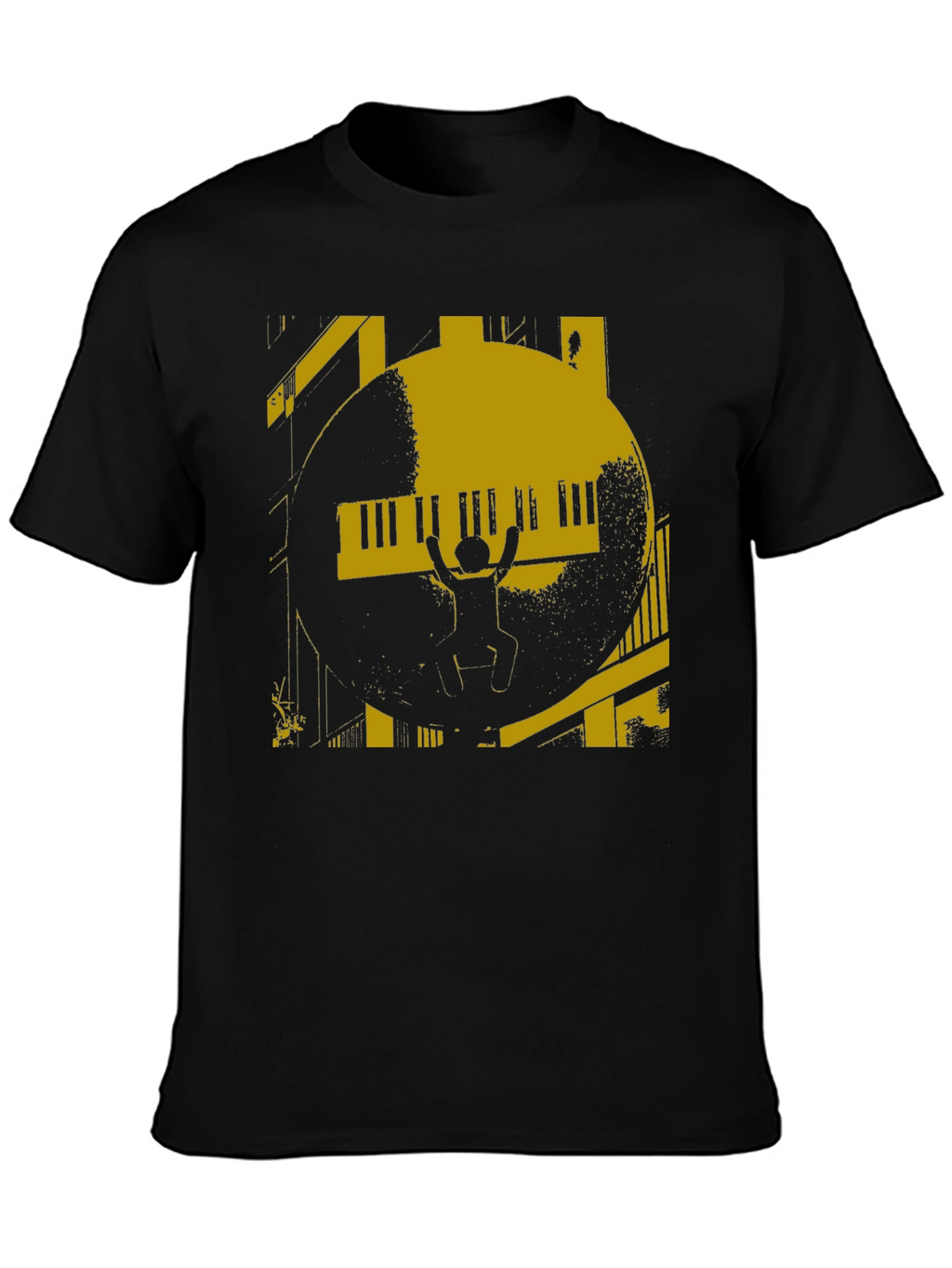 Piano Graphic Black T-Shirt
