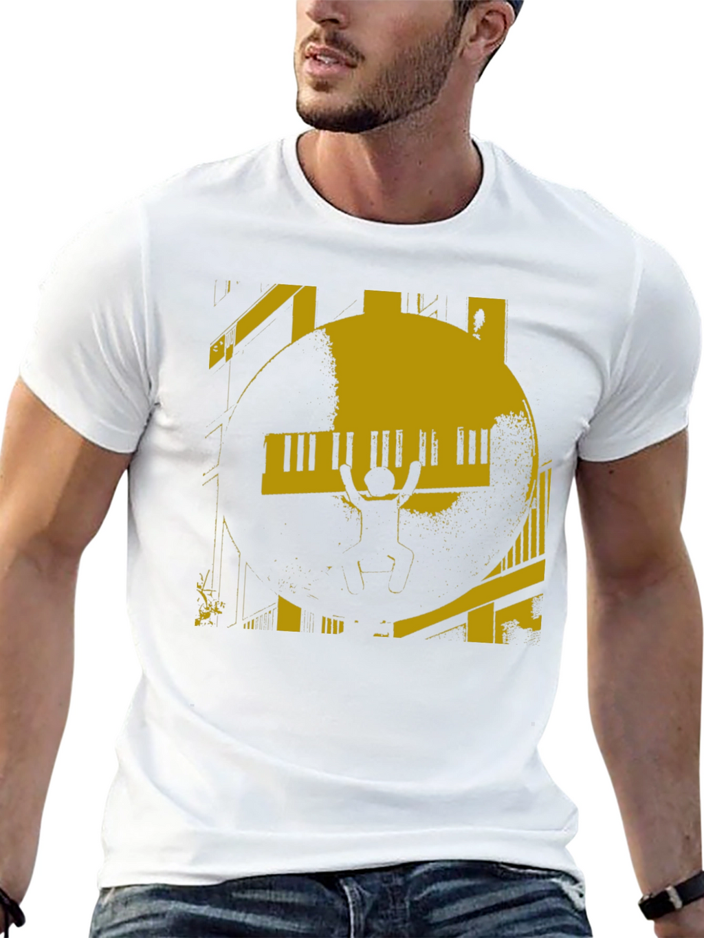 Piano Graphic Black T-Shirt