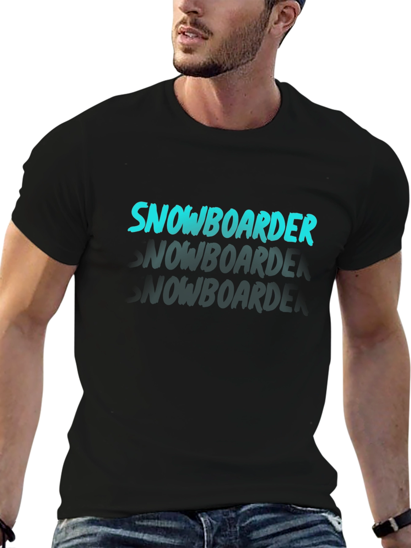 Snowboarder Graphic Tee - Cool Winter Sports T-Shirt