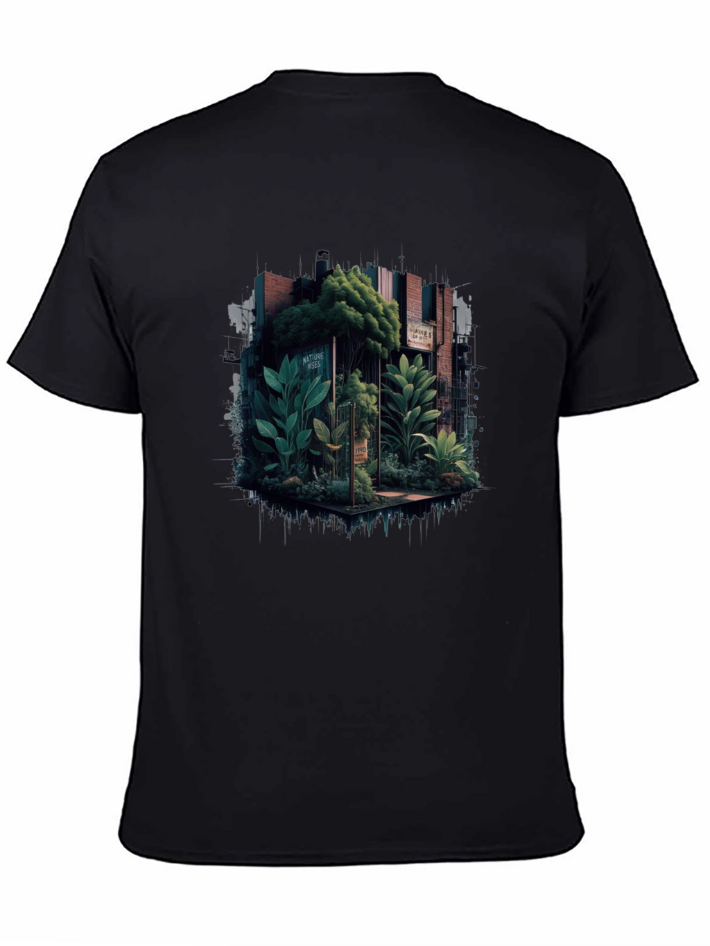 Nature-Inspired Graphic Tee - Urban Jungle