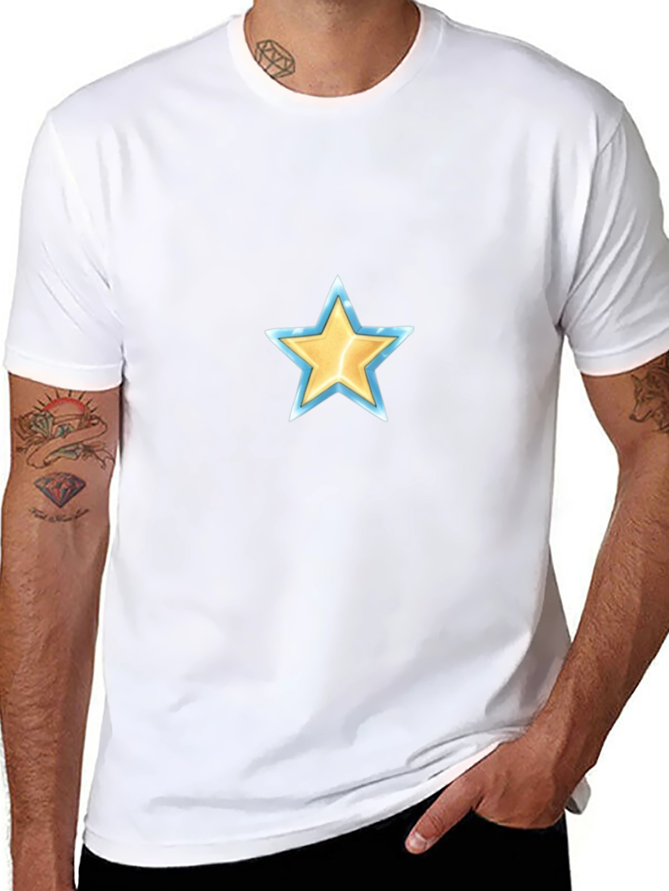Star Graphic Black T-Shirt