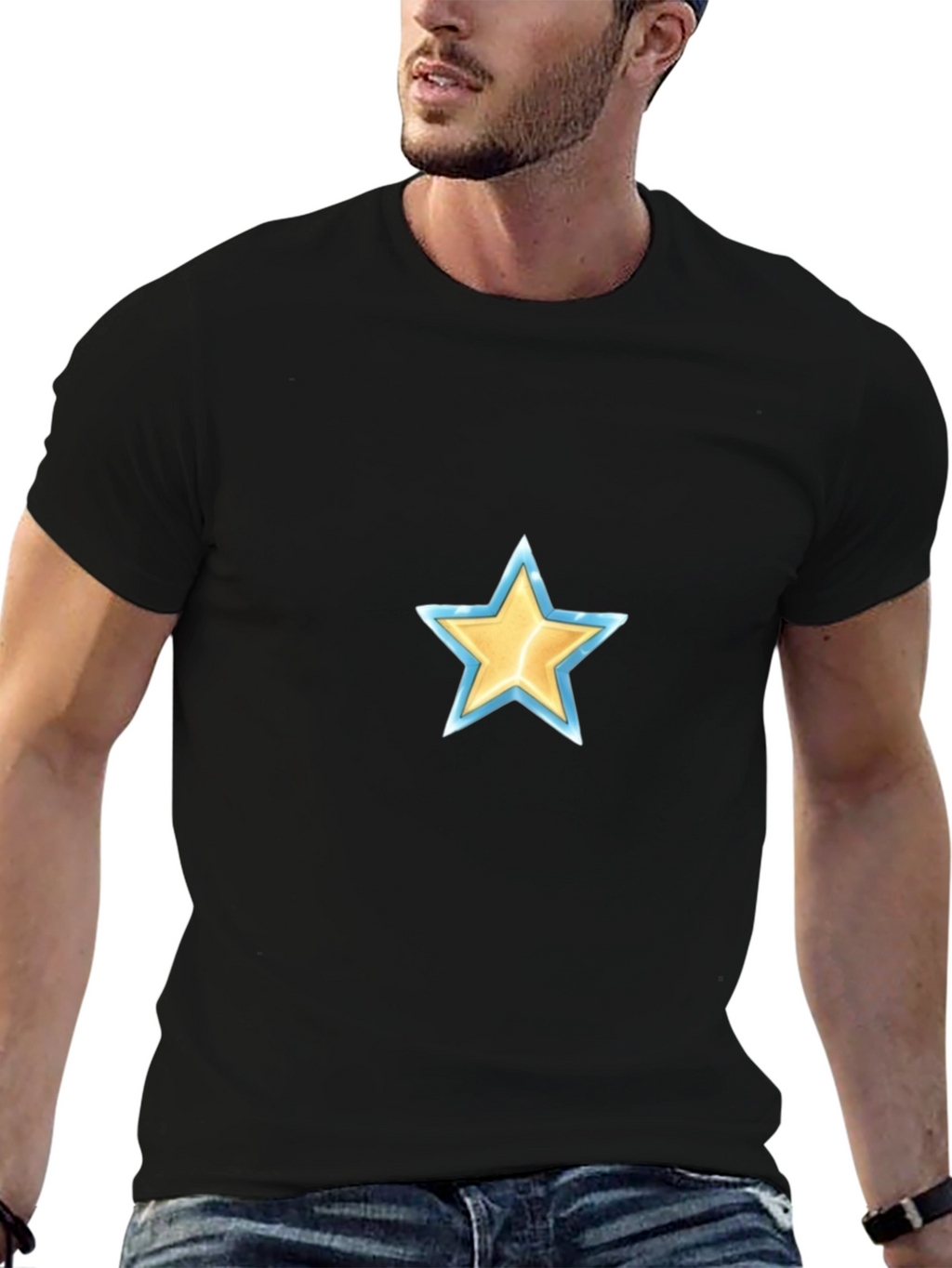 Star Graphic Black T-Shirt