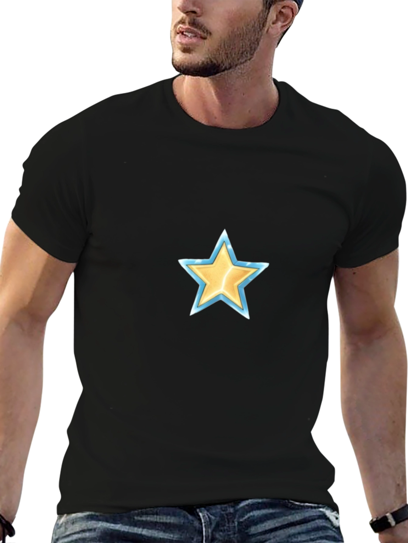 Star Graphic Black T-Shirt