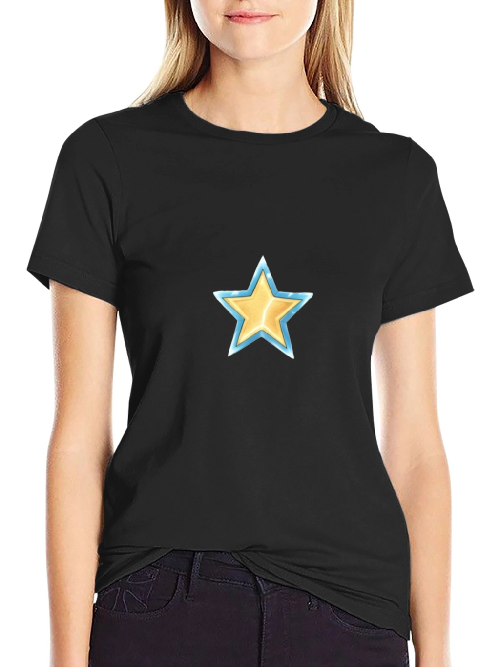 Star Graphic Black T-Shirt