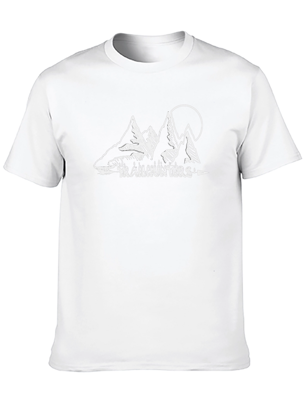 Trailhunters Black T-Shirt - Mountain Adventure Tee