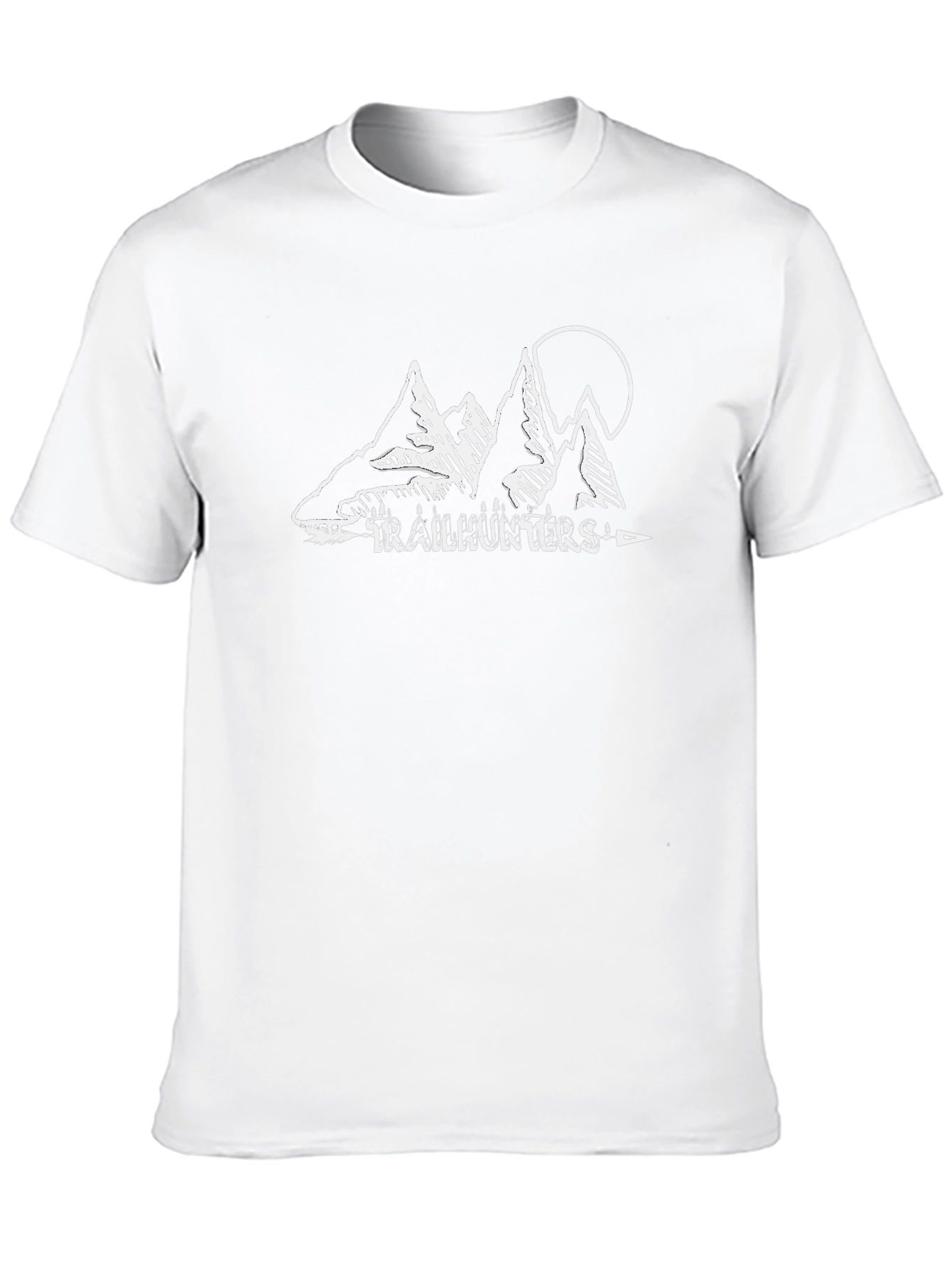 Trailhunters Black T-Shirt - Mountain Adventure Tee