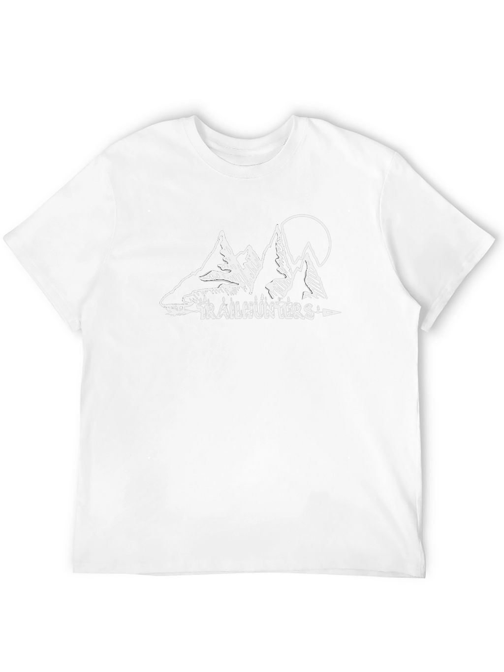 Trailhunters Black T-Shirt - Mountain Adventure Tee