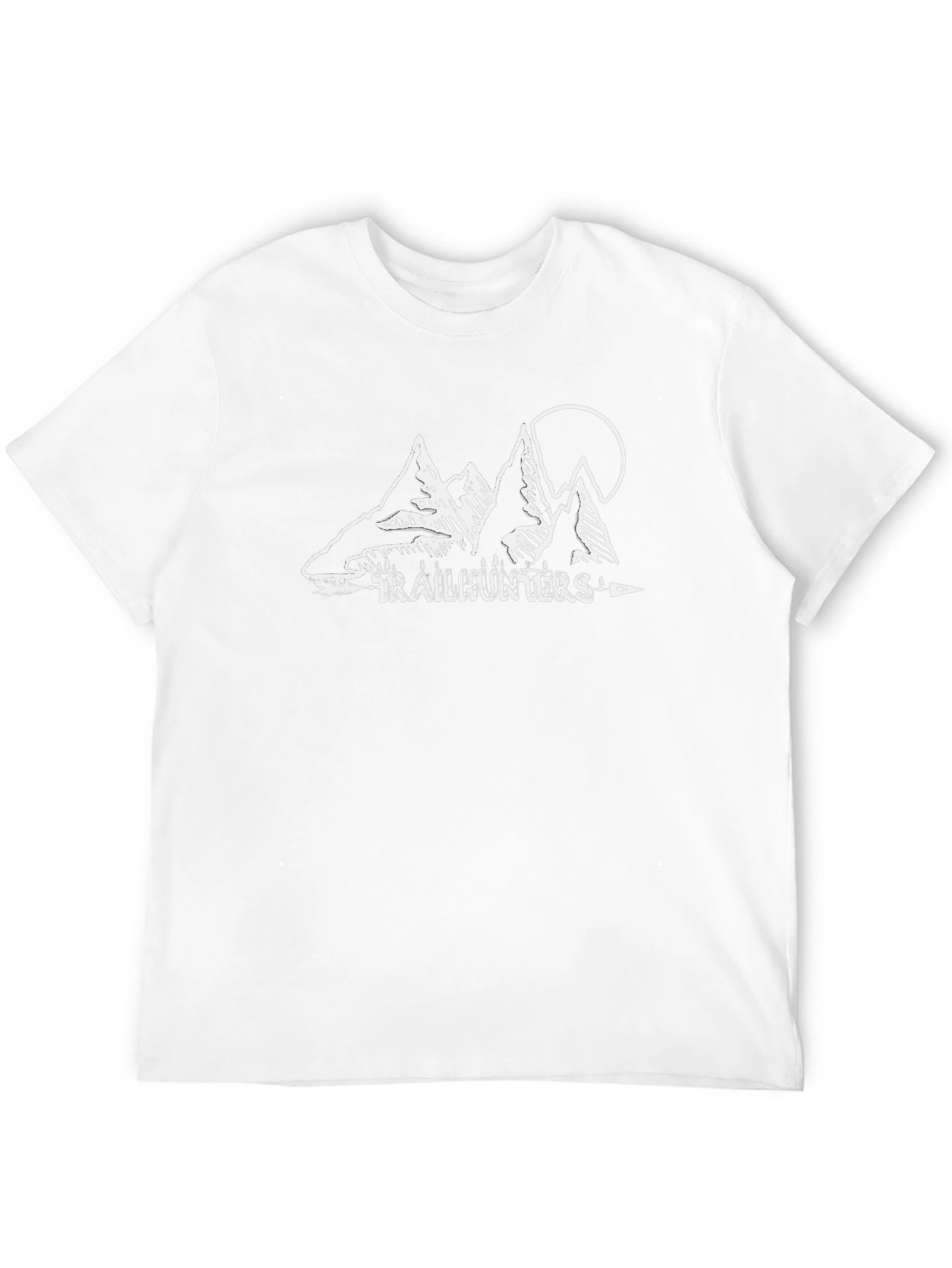 Trailhunters Black T-Shirt - Mountain Adventure Tee