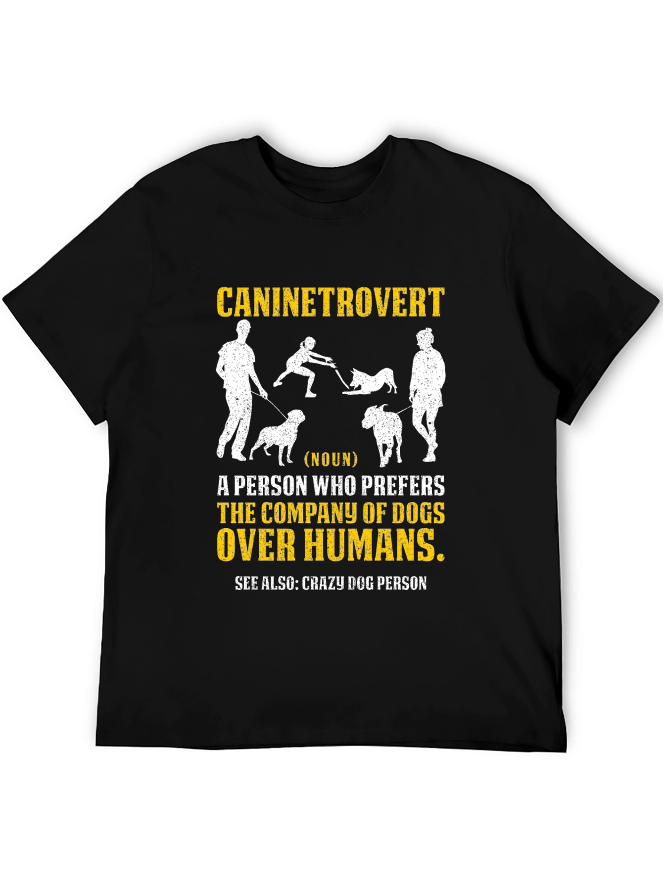 Caninetrovert T-Shirt - Dog Lover Apparel