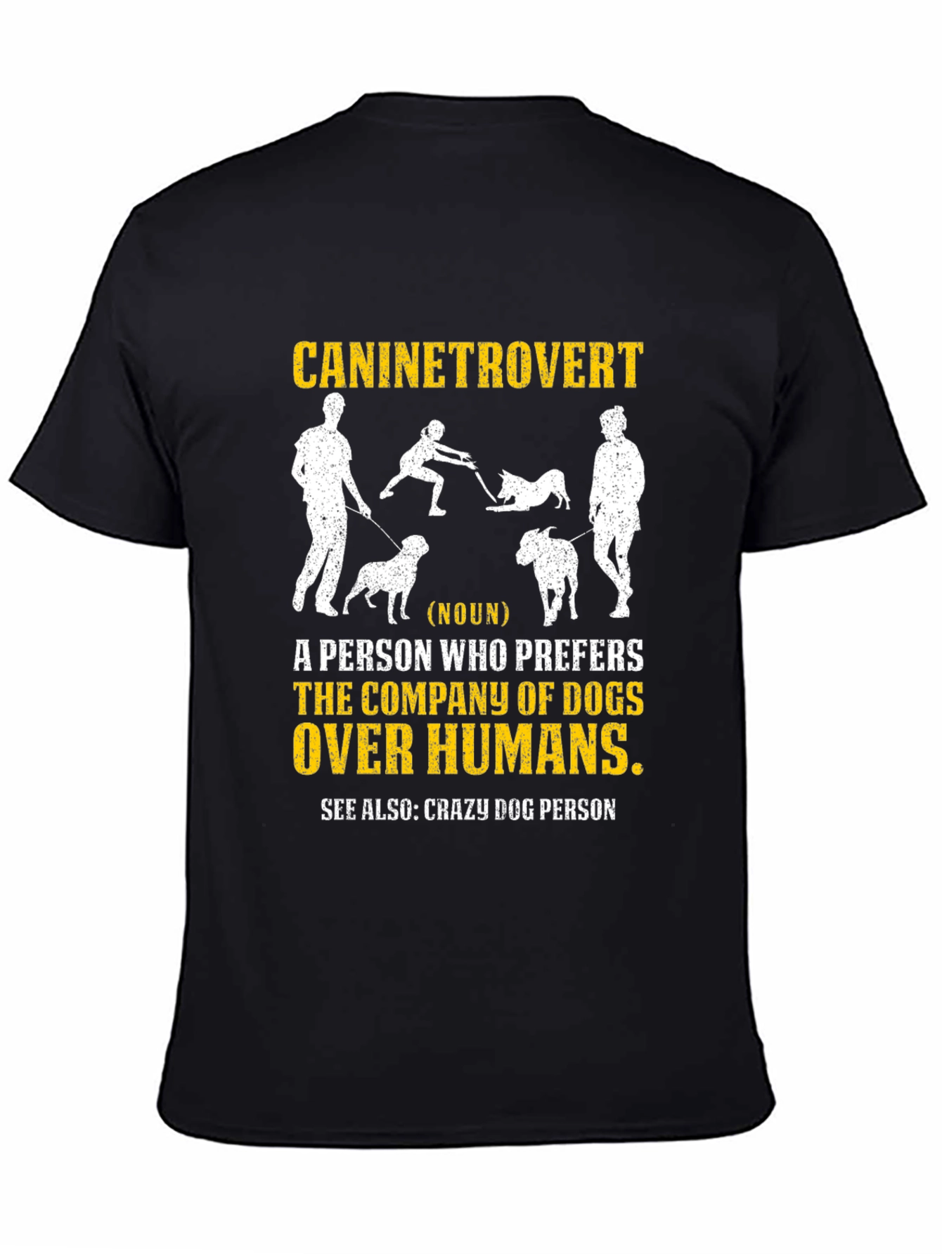 Caninetrovert T-Shirt - Dog Lover Apparel