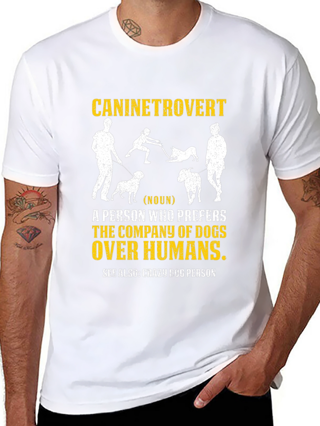 Caninetrovert T-Shirt - Dog Lover Apparel