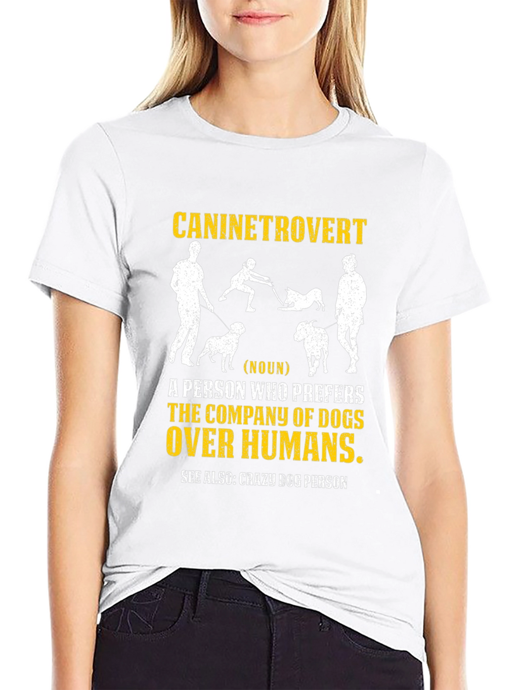 Caninetrovert T-Shirt - Dog Lover Apparel