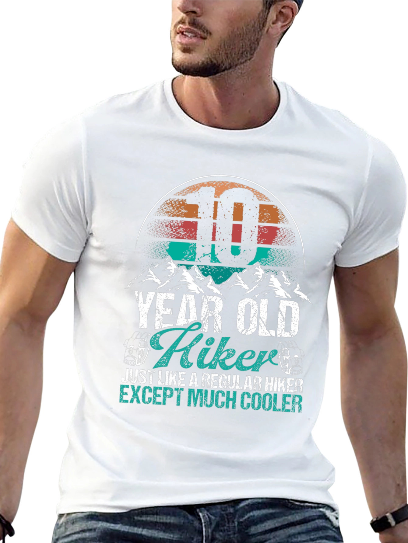 10 Year Old Hiker T-Shirt - Cool Kids Hiking Apparel