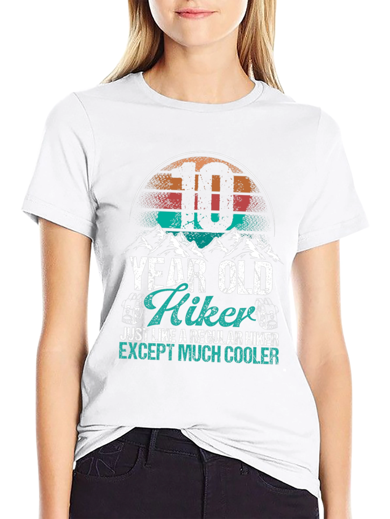 10 Year Old Hiker T-Shirt - Cool Kids Hiking Apparel