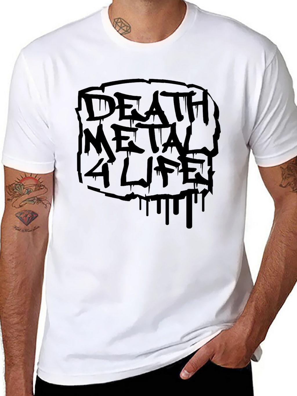Death Metal 4 Life Graphic Tee