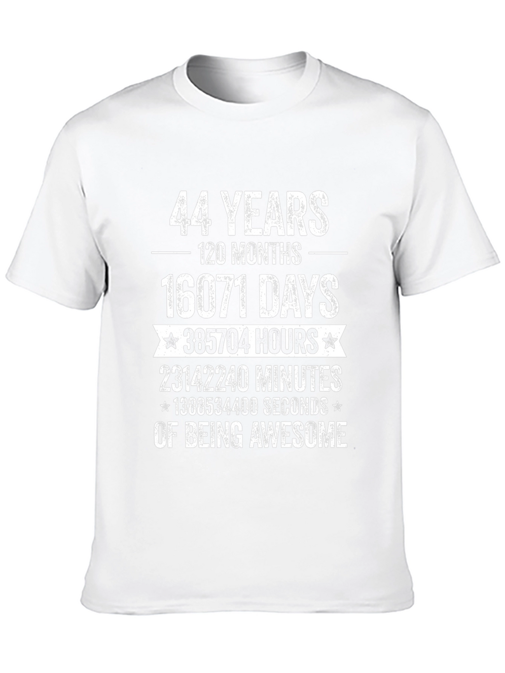 44 Years of Being Awesome Graphic T-Shirt
