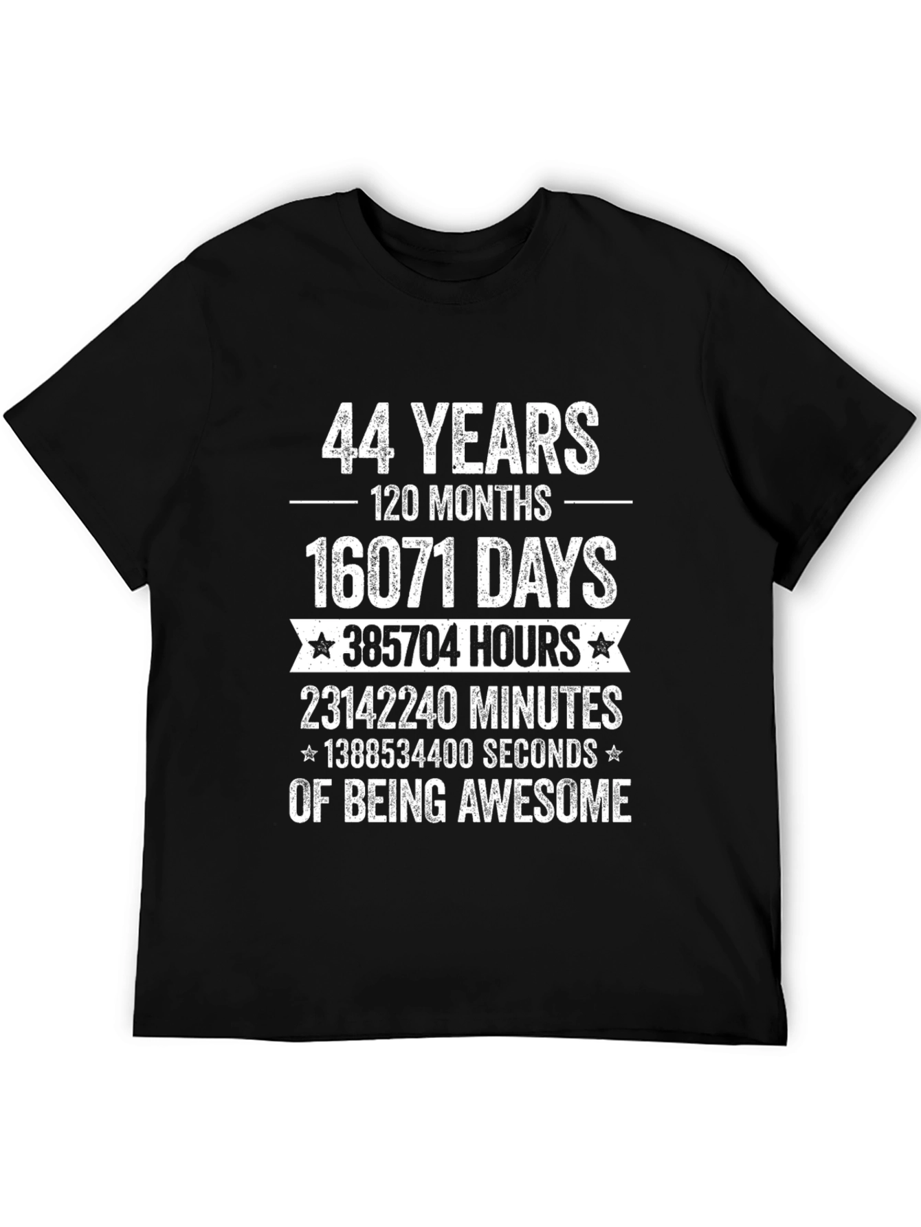 44 Years of Being Awesome Graphic T-Shirt