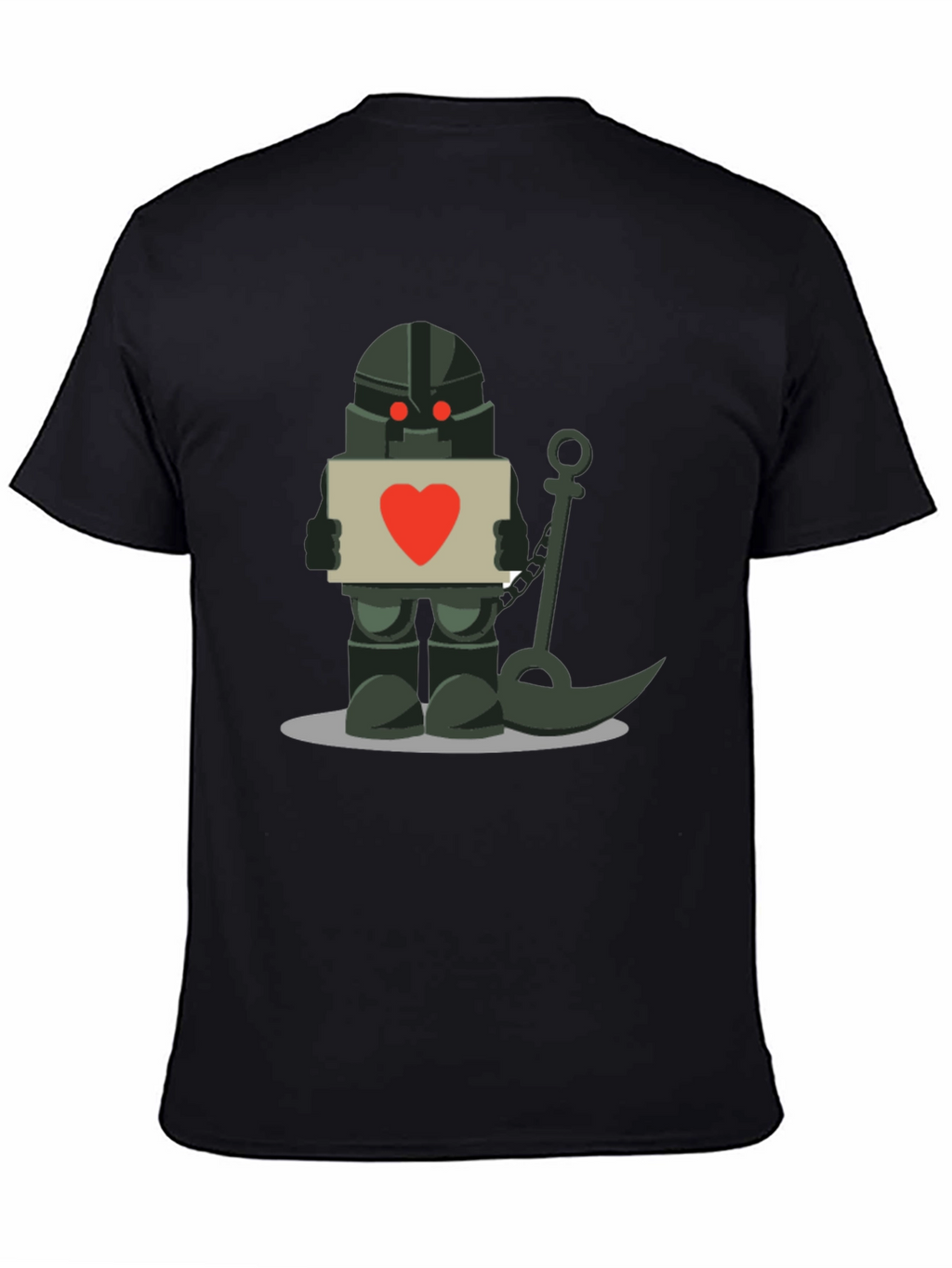 Robot Knight with Heart Sign T-Shirt