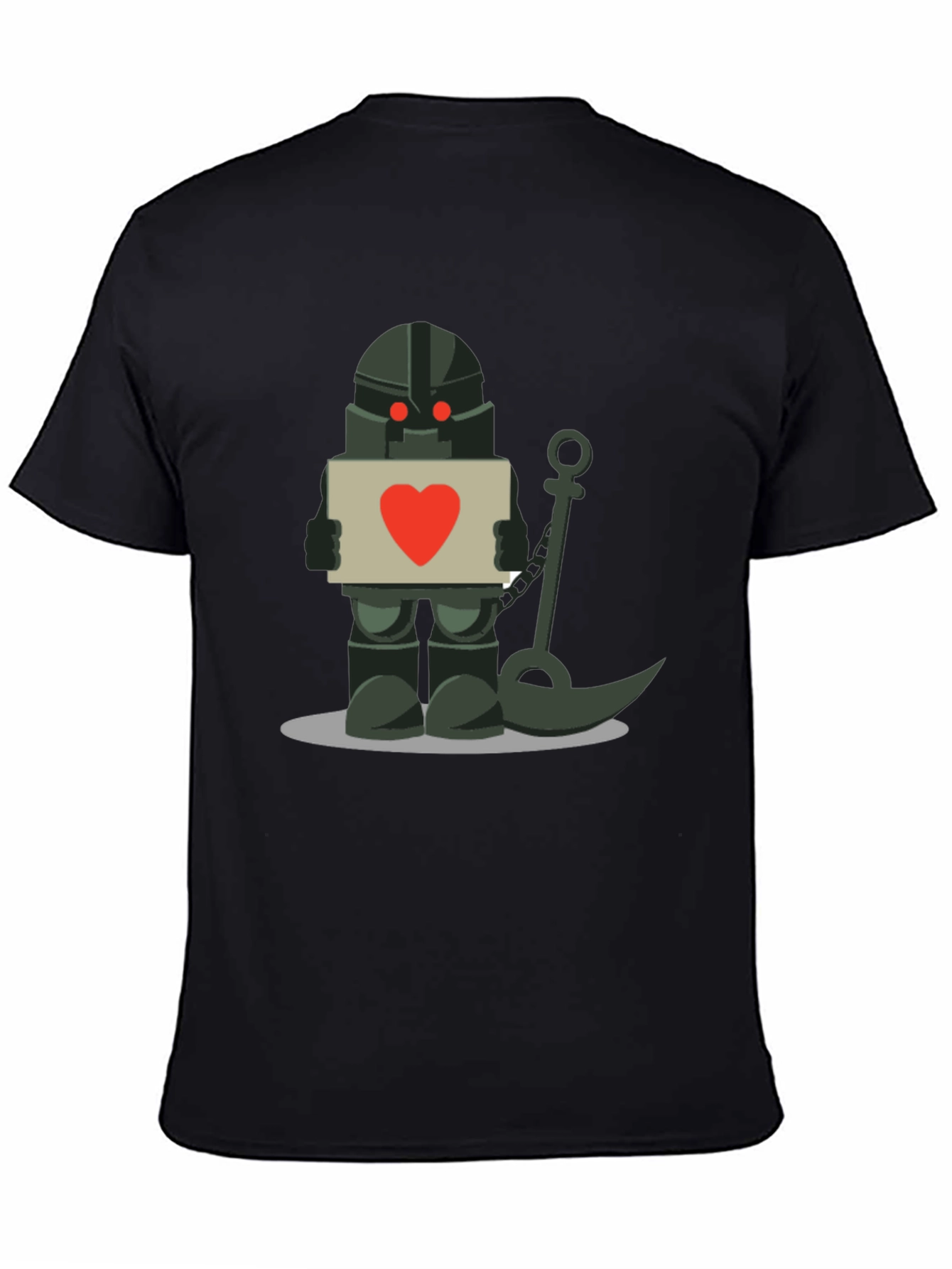 Robot Knight with Heart Sign T-Shirt