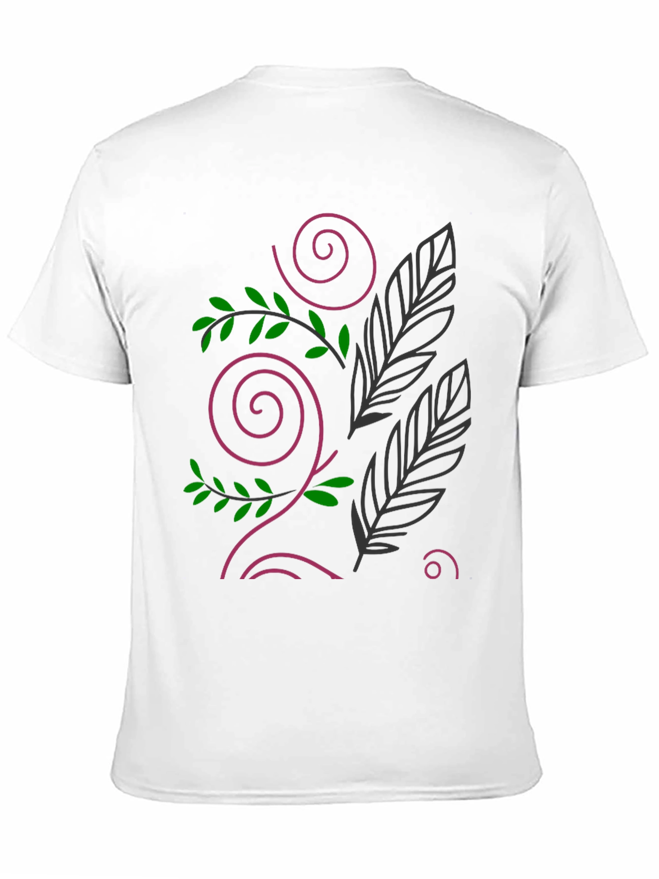 Nature Design Black T-Shirt