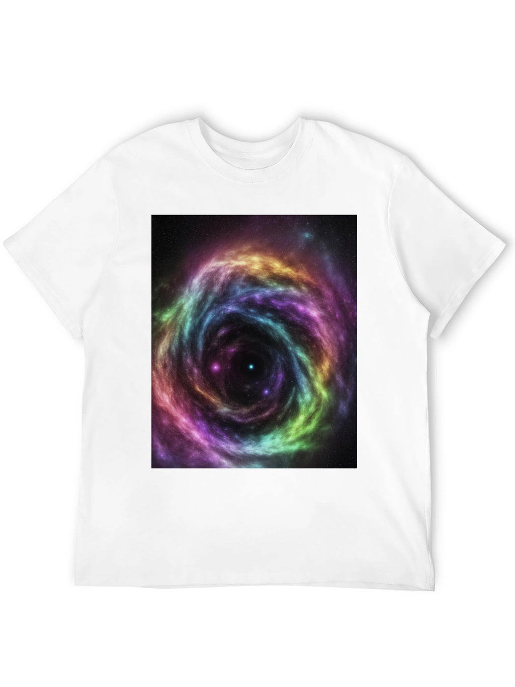 Galaxy Swirl Black T-Shirt