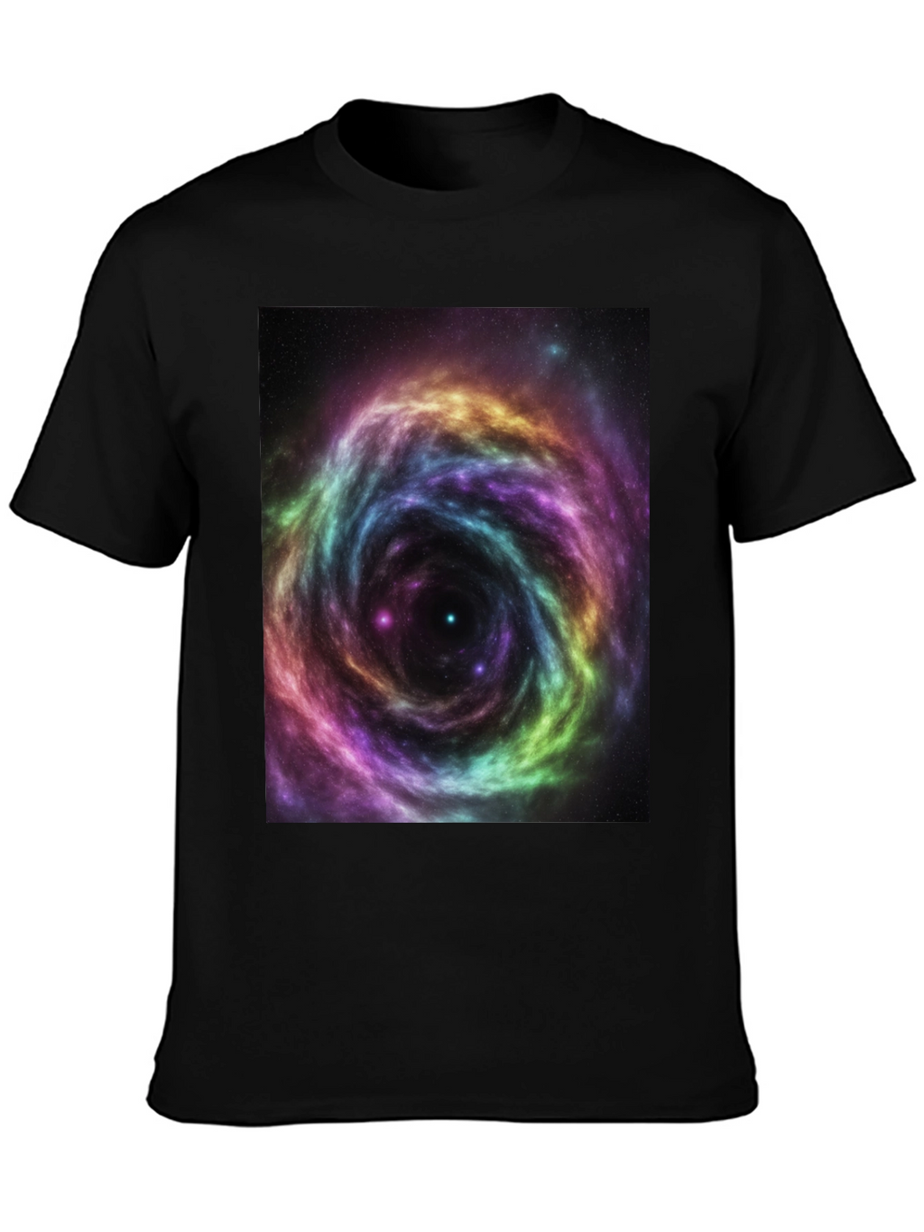 Galaxy Swirl Black T-Shirt