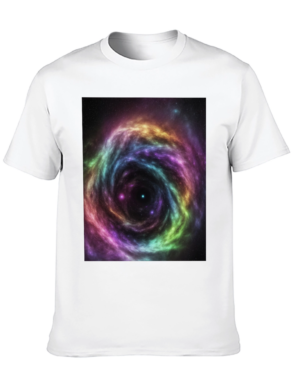 Galaxy Swirl Black T-Shirt