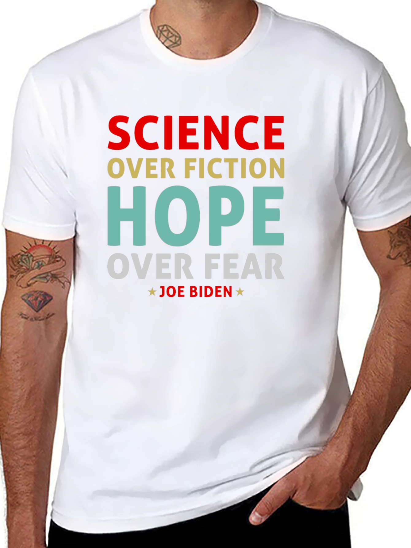 Science Over Fiction Joe Biden T-Shirt