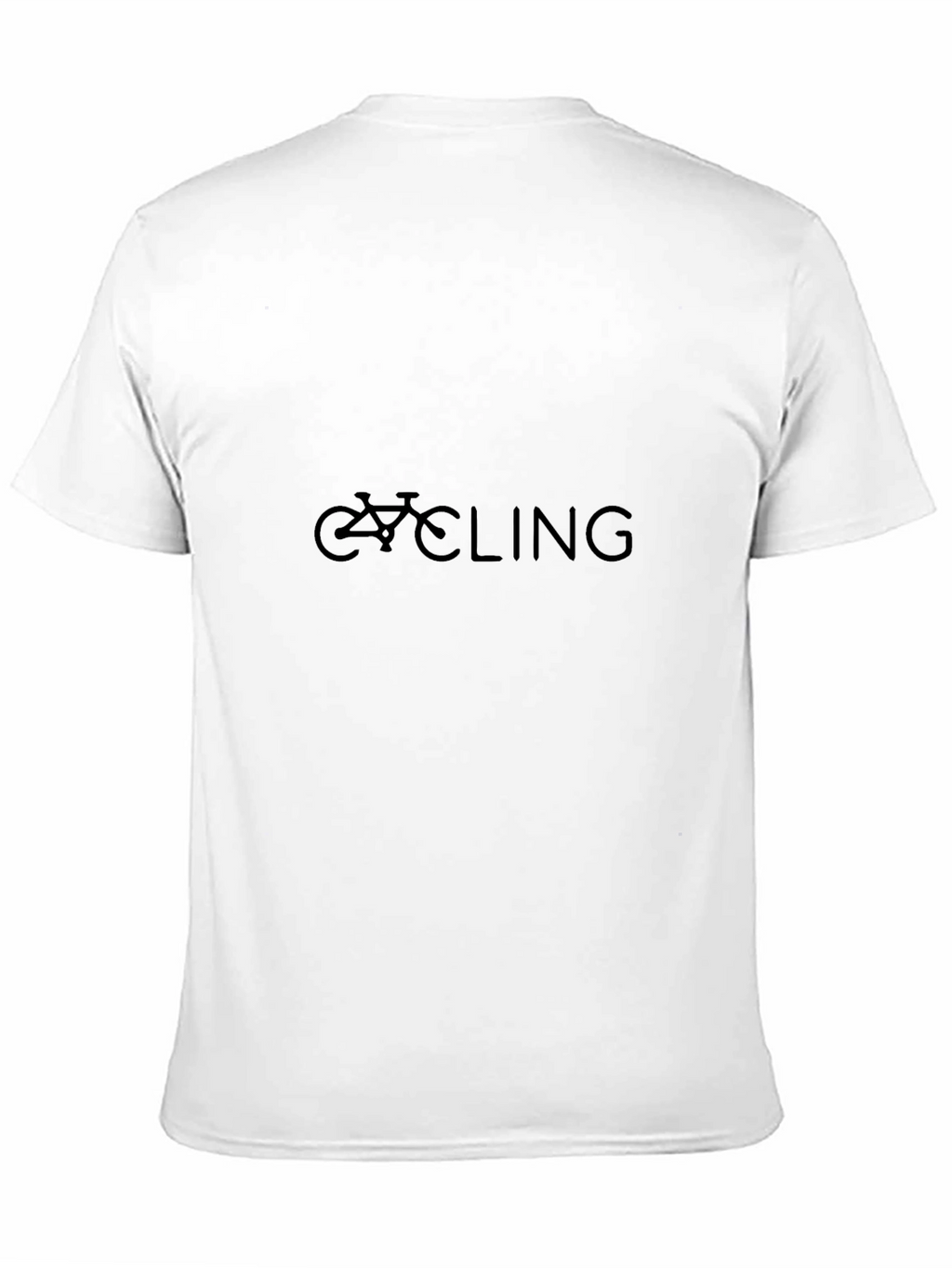 Cycling Graphic Print Crew Neck T-Shirt