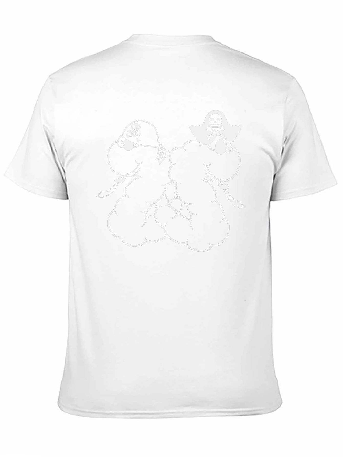 Pirate Skull Graphic Black T-Shirt