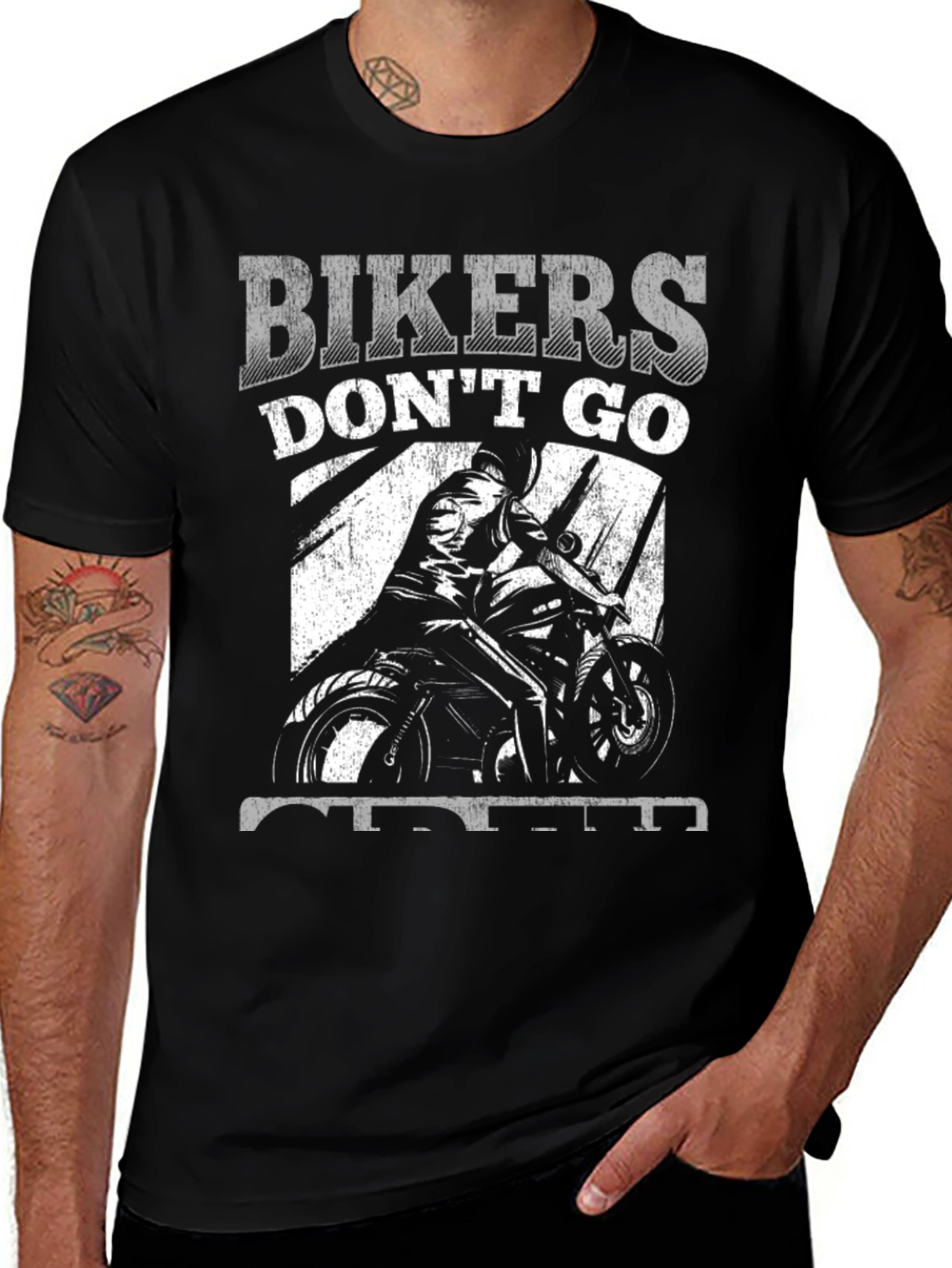 Bikers Dont Go Creed T-Shirt