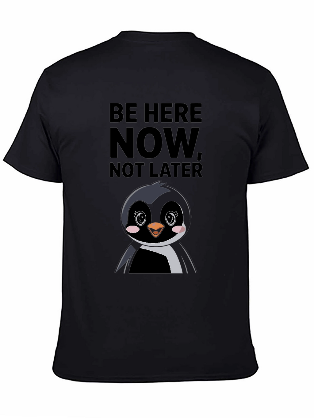 Be Here Now Penguin Graphic Tee