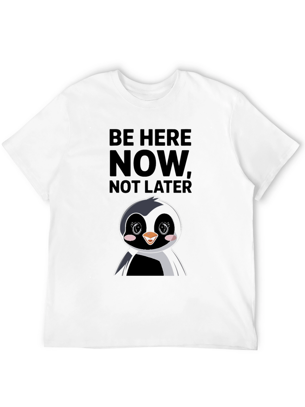 Be Here Now Penguin Graphic Tee