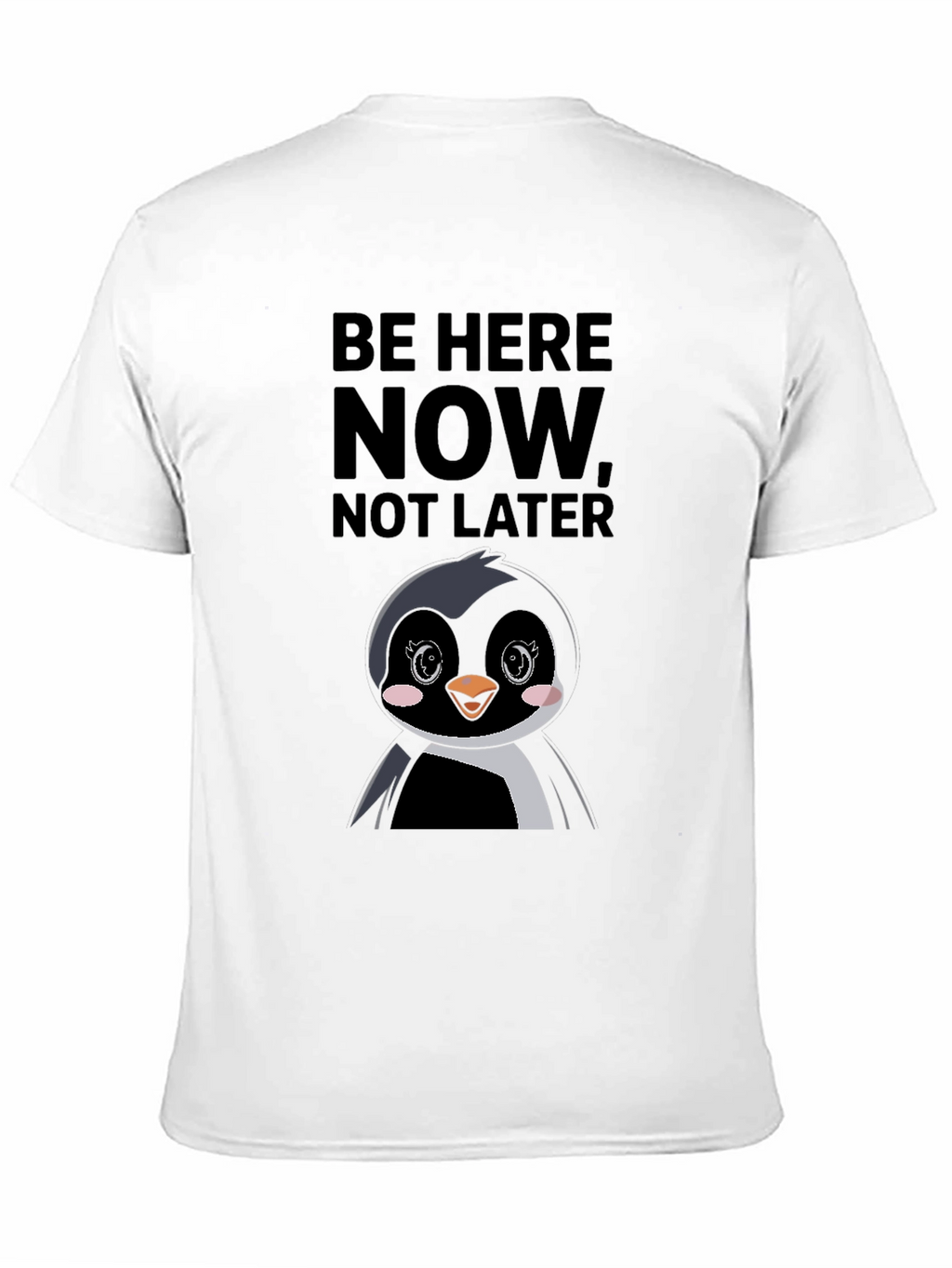 Be Here Now Penguin Graphic Tee