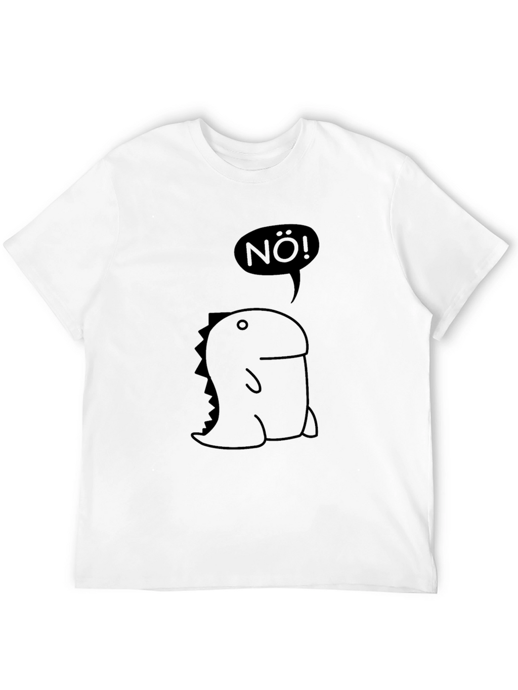 Nö! Dinosaur Graphic Black Tee