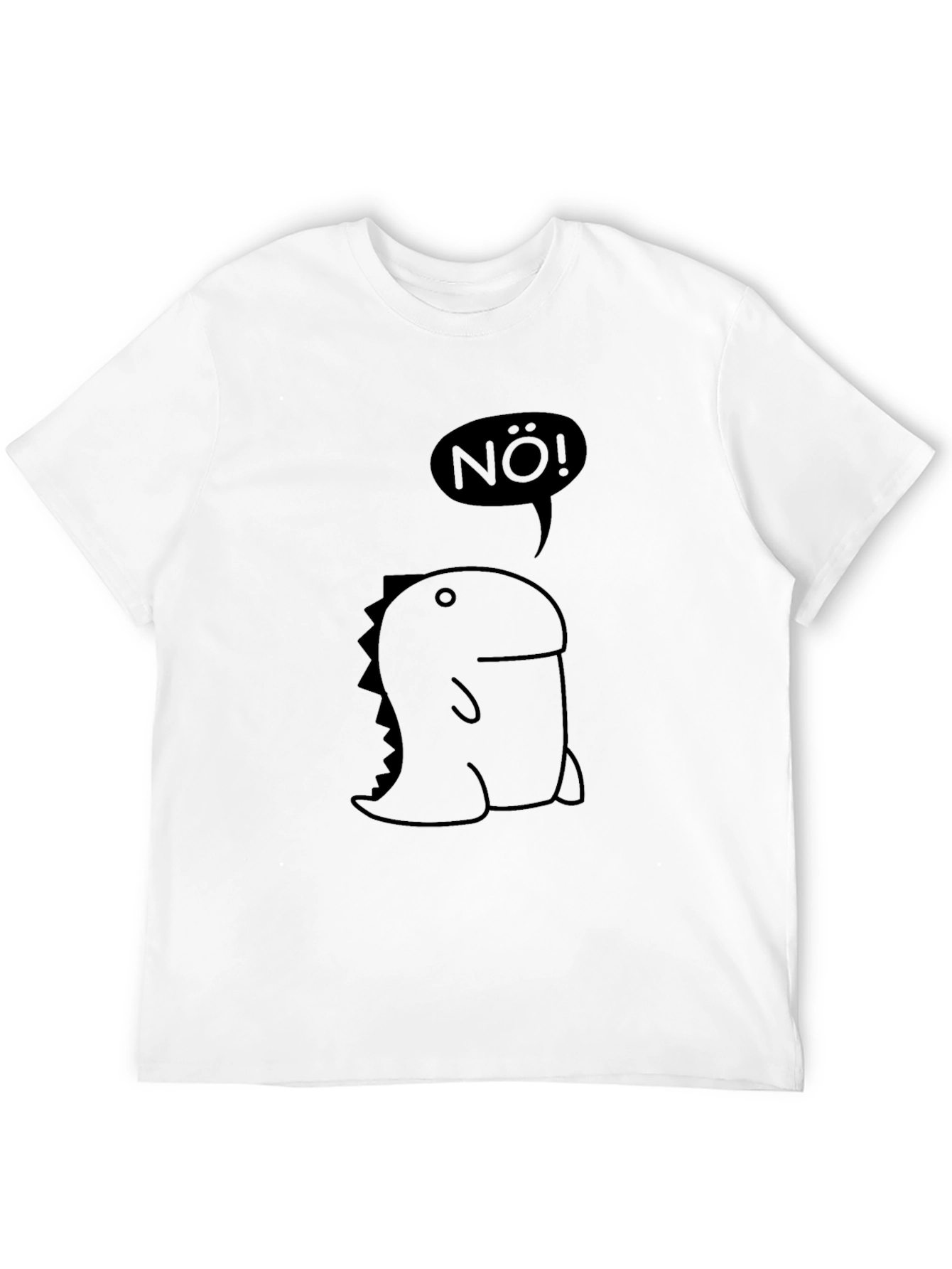 Nö! Dinosaur Graphic Black Tee