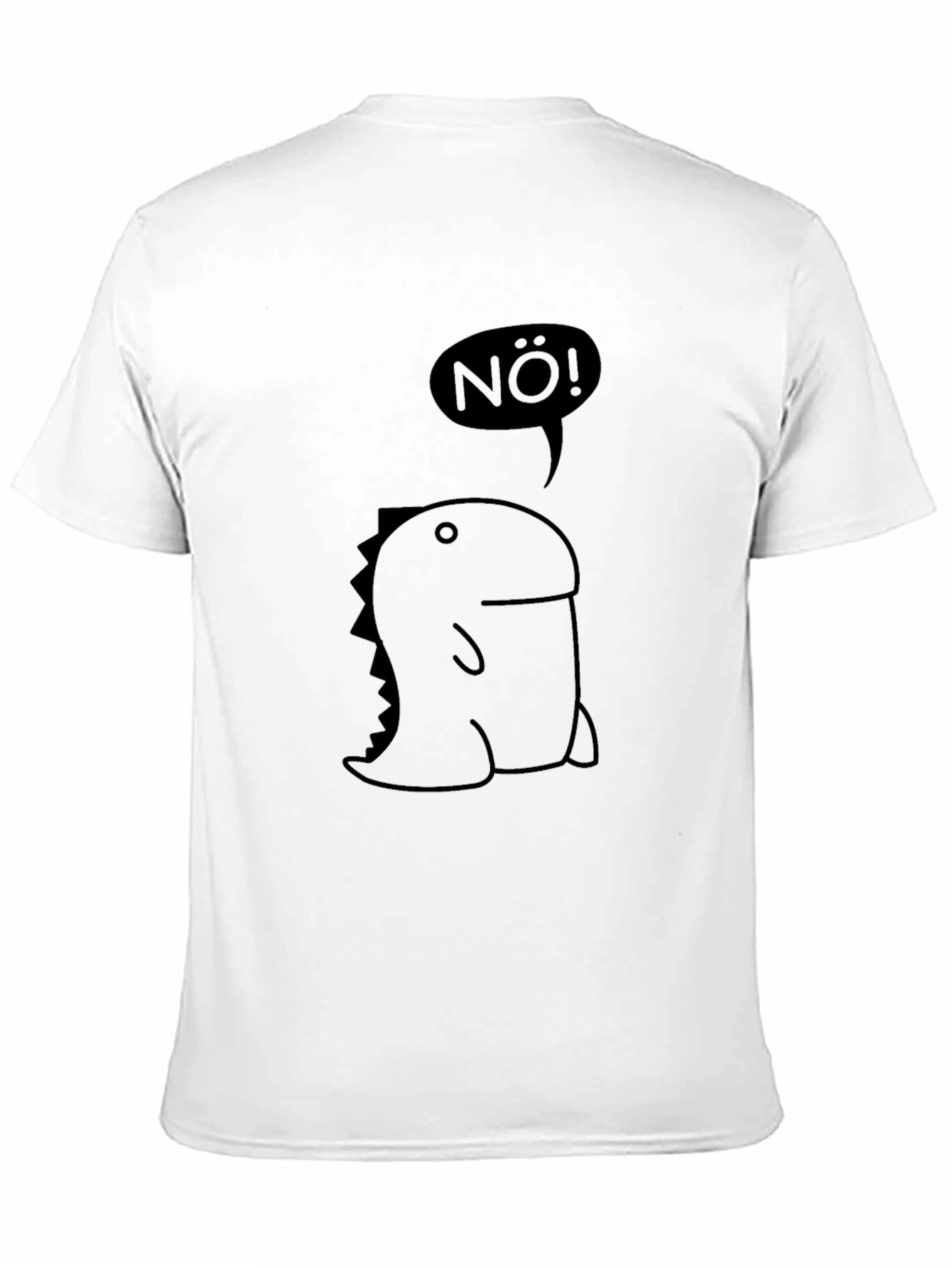 Nö! Dinosaur Graphic Black Tee
