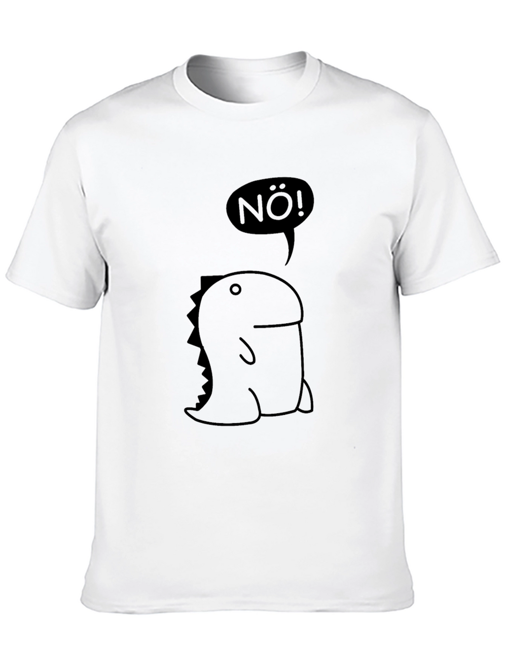 Nö! Dinosaur Graphic Black Tee