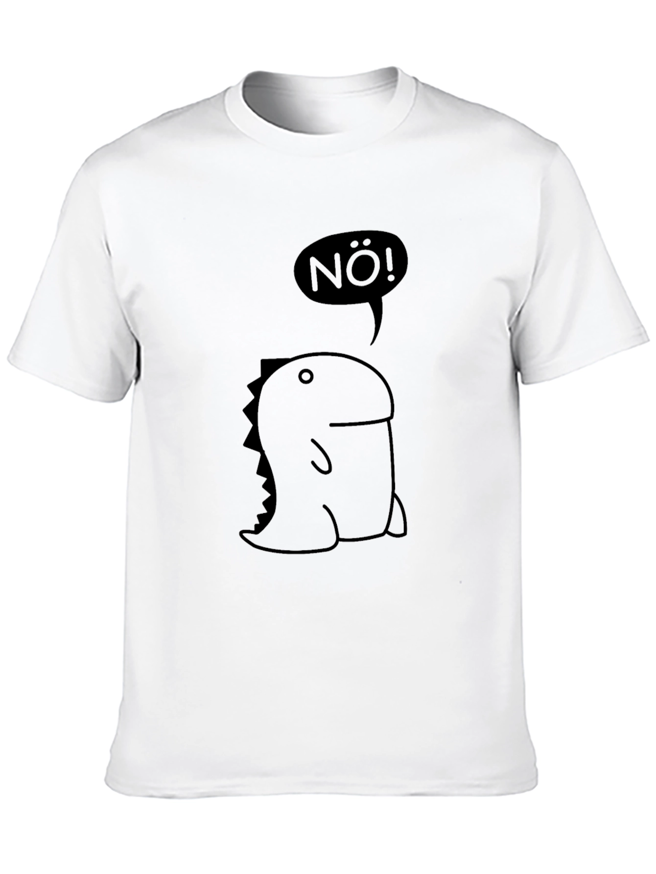 Nö! Dinosaur Graphic Black Tee