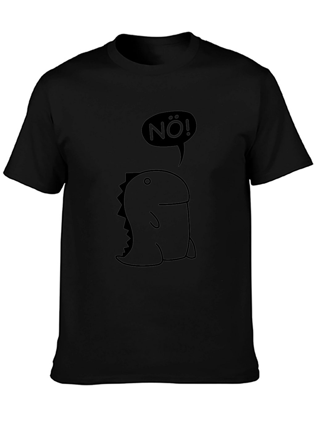 Nö! Dinosaur Graphic Black Tee