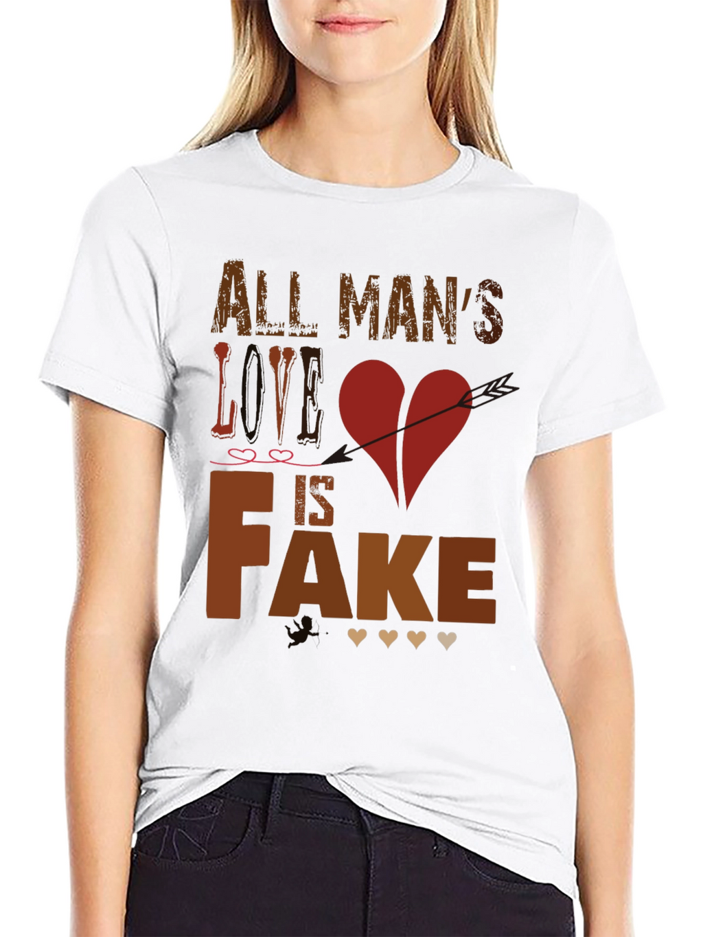 All Mans Love is Fake Graphic Tee
