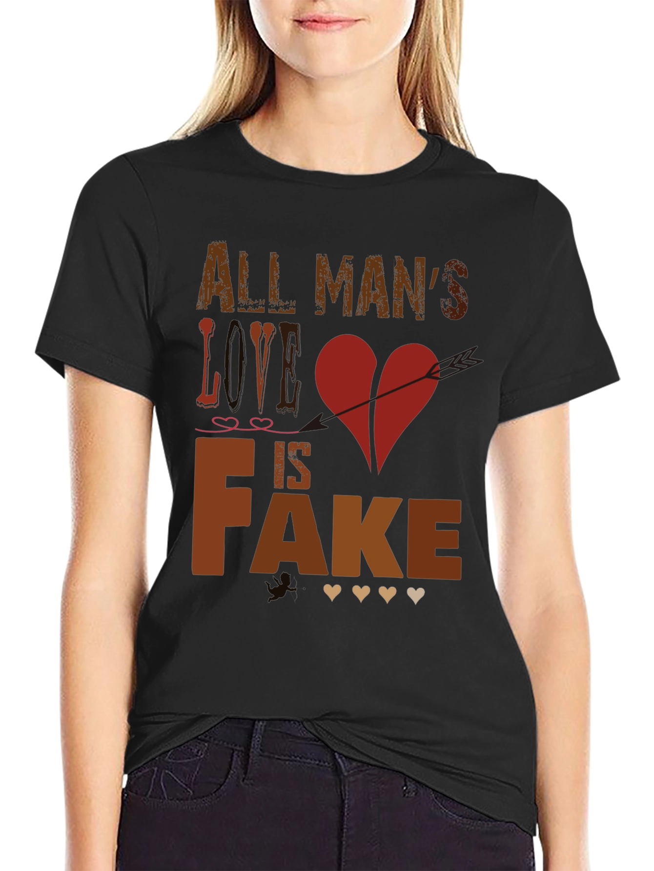 All Mans Love is Fake Graphic Tee