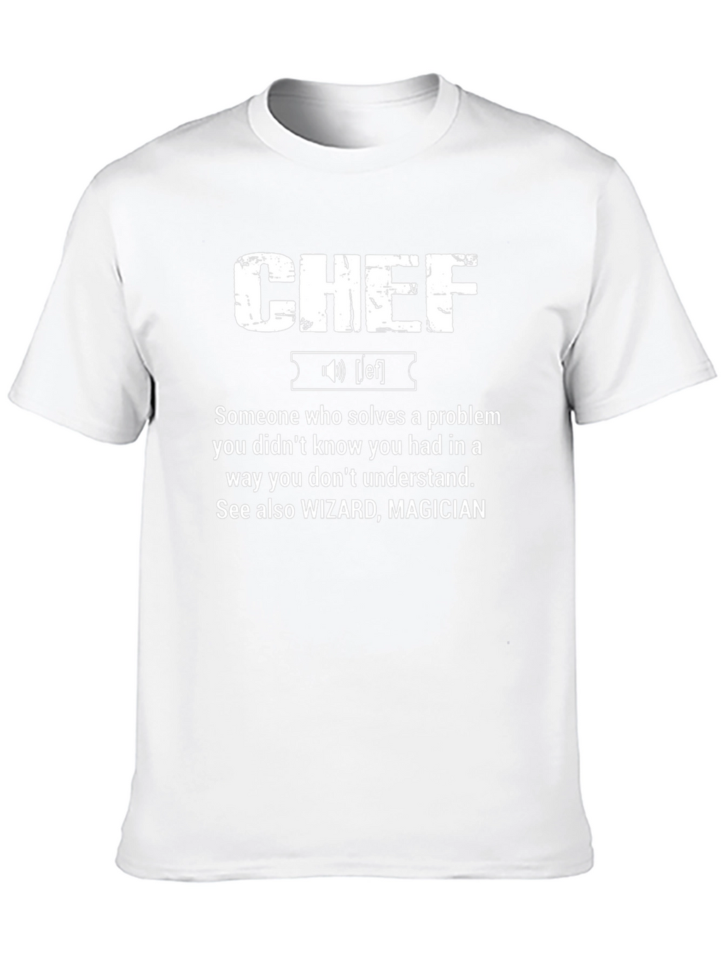 CHEF Definition Graphic T-Shirt - Cool Funny Tee