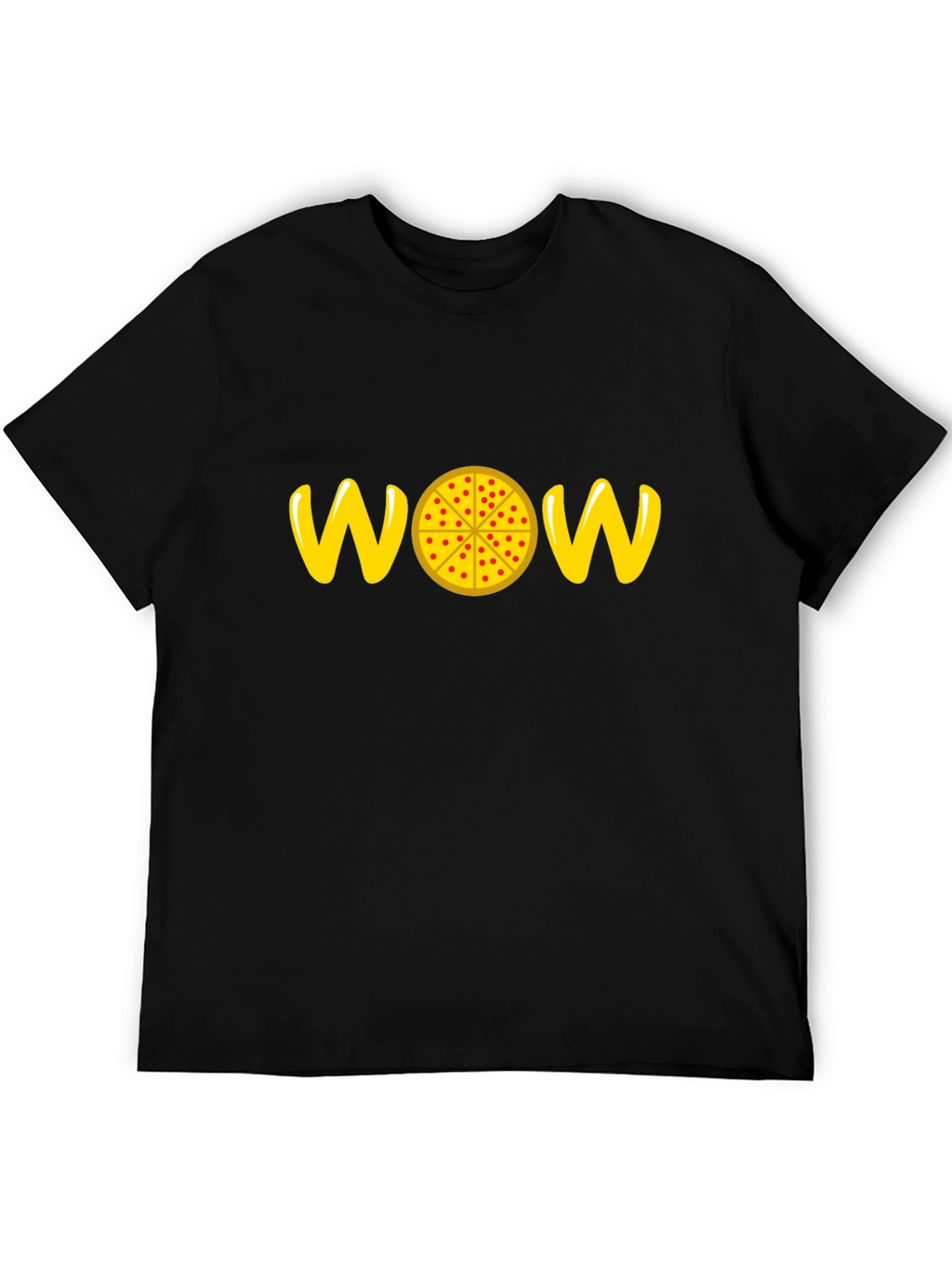 WOW Pizza Graphic Tee - Fun & Stylish!