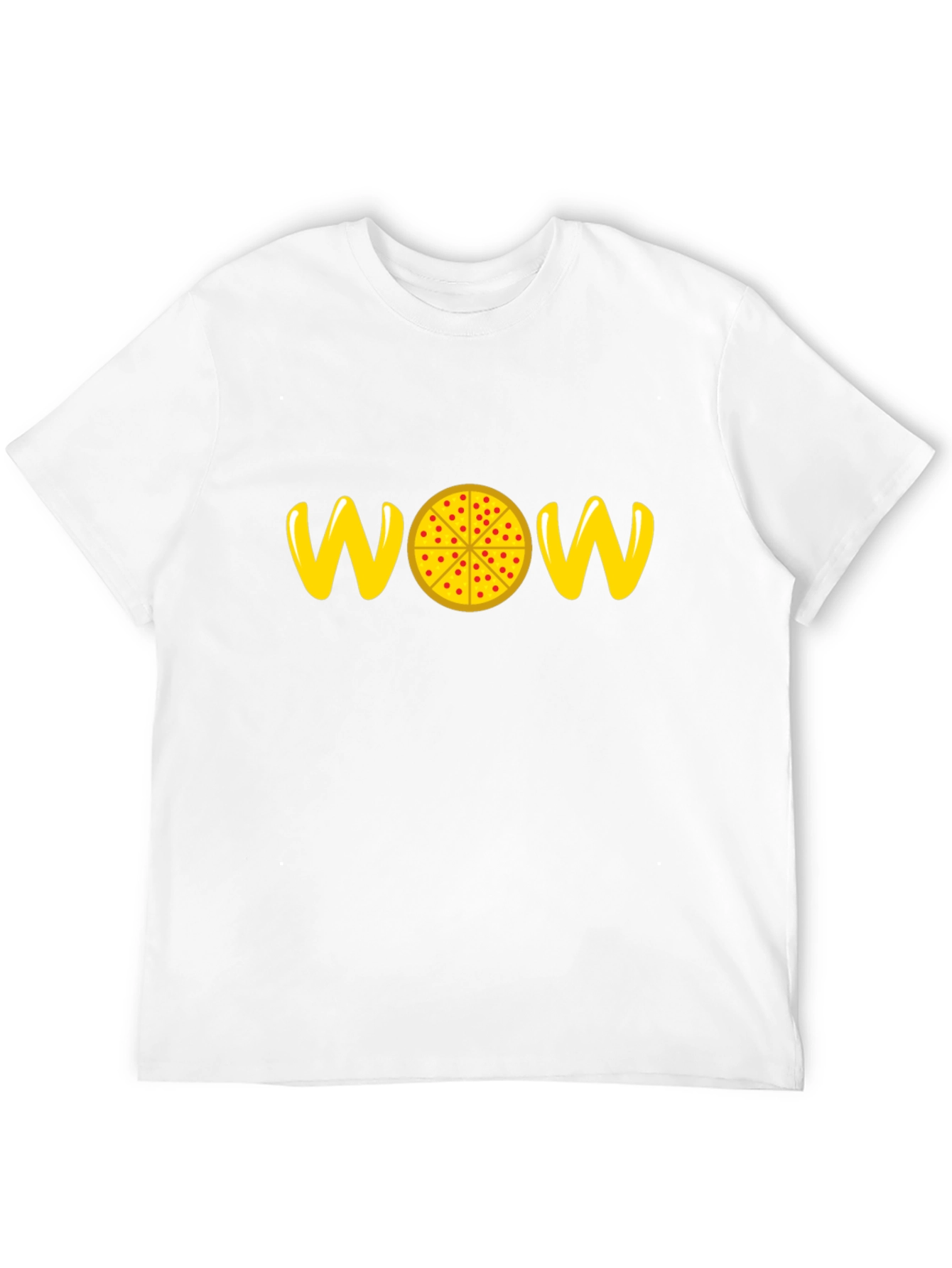 WOW Pizza Graphic Tee - Fun & Stylish!