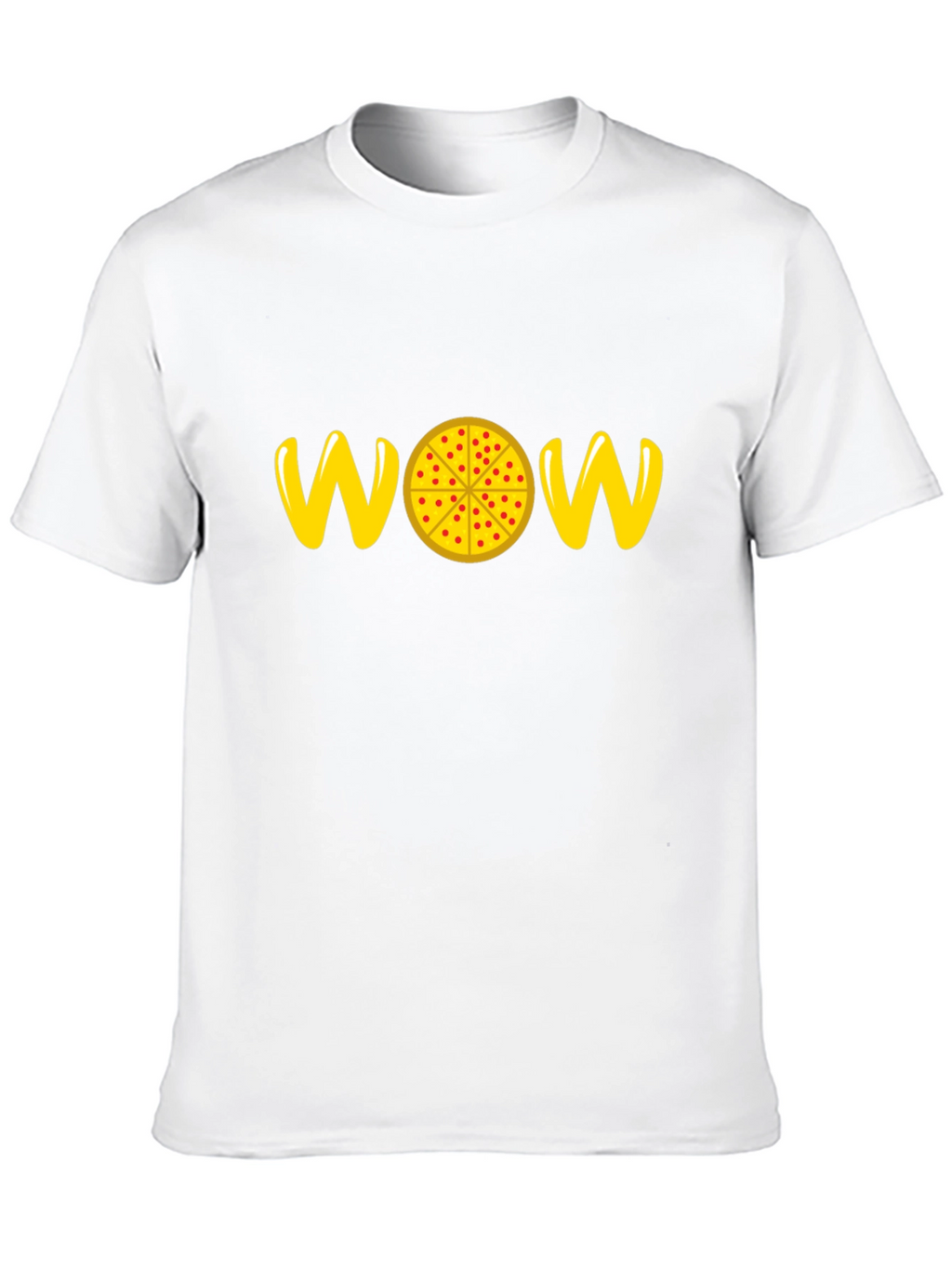 WOW Pizza Graphic Tee - Fun & Stylish!