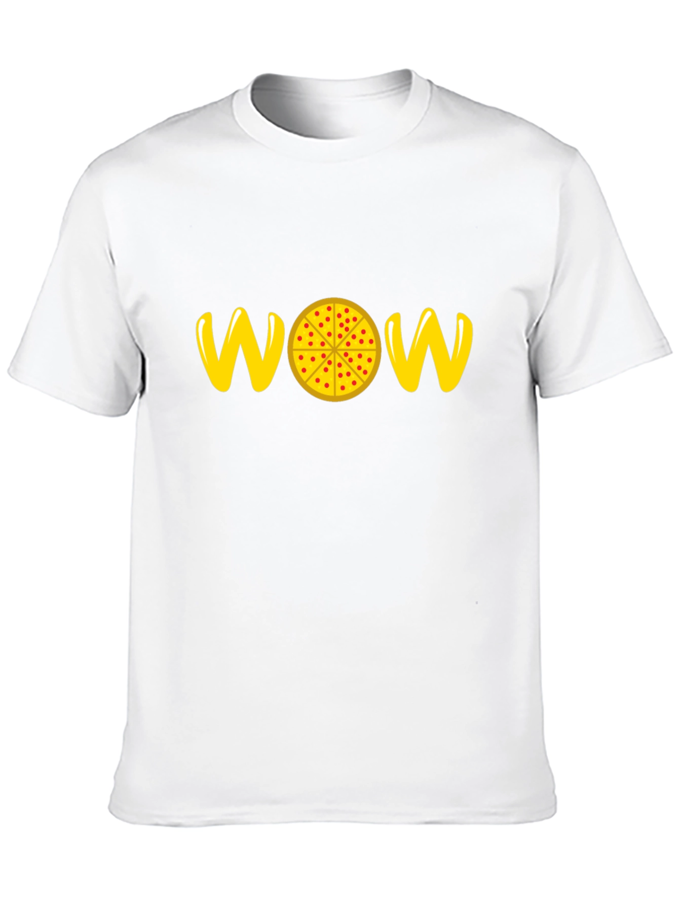 WOW Pizza Graphic Tee - Fun & Stylish!