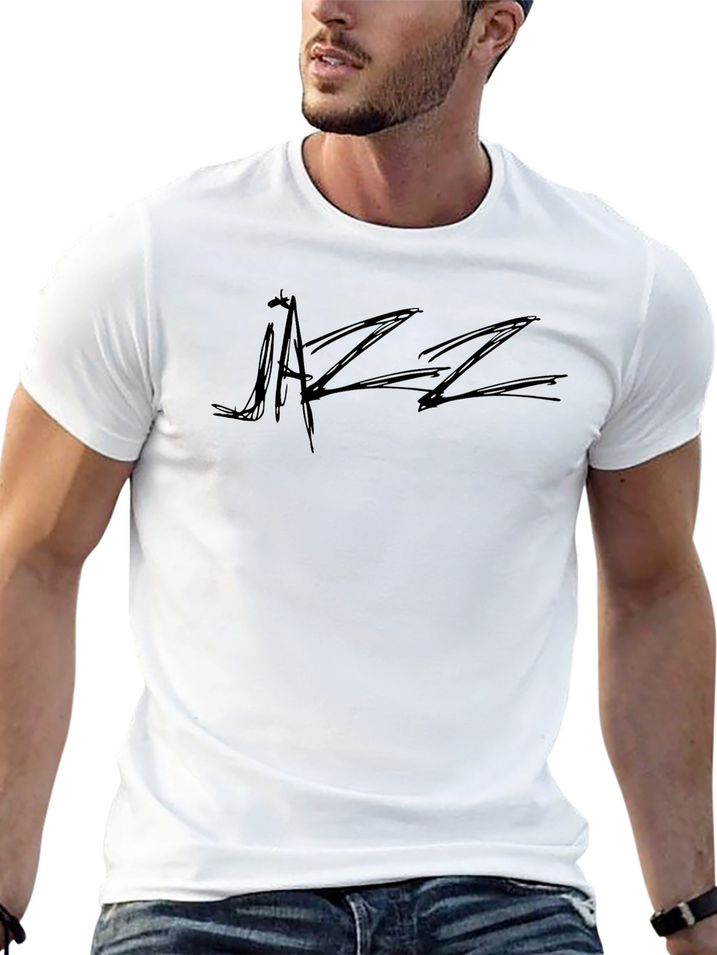 JAZZ Stylish Graphic T-Shirt Modern Design
