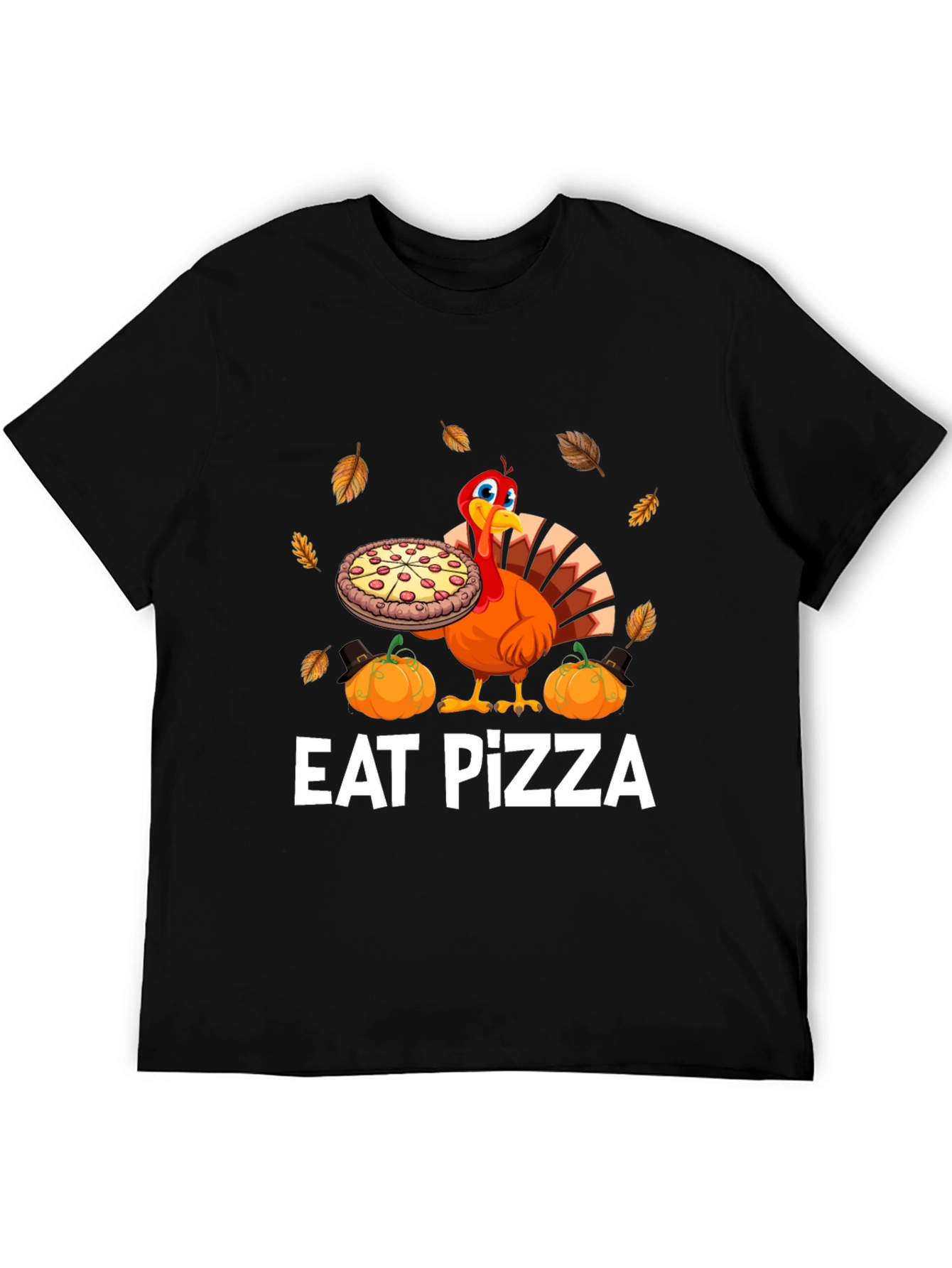 Eat Pizza Thanksgiving Turkey T-Shirt